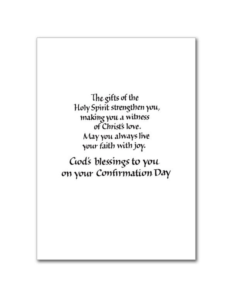 Altar + Home "Receive the Holy Spirit" Confirmation Greeting Card