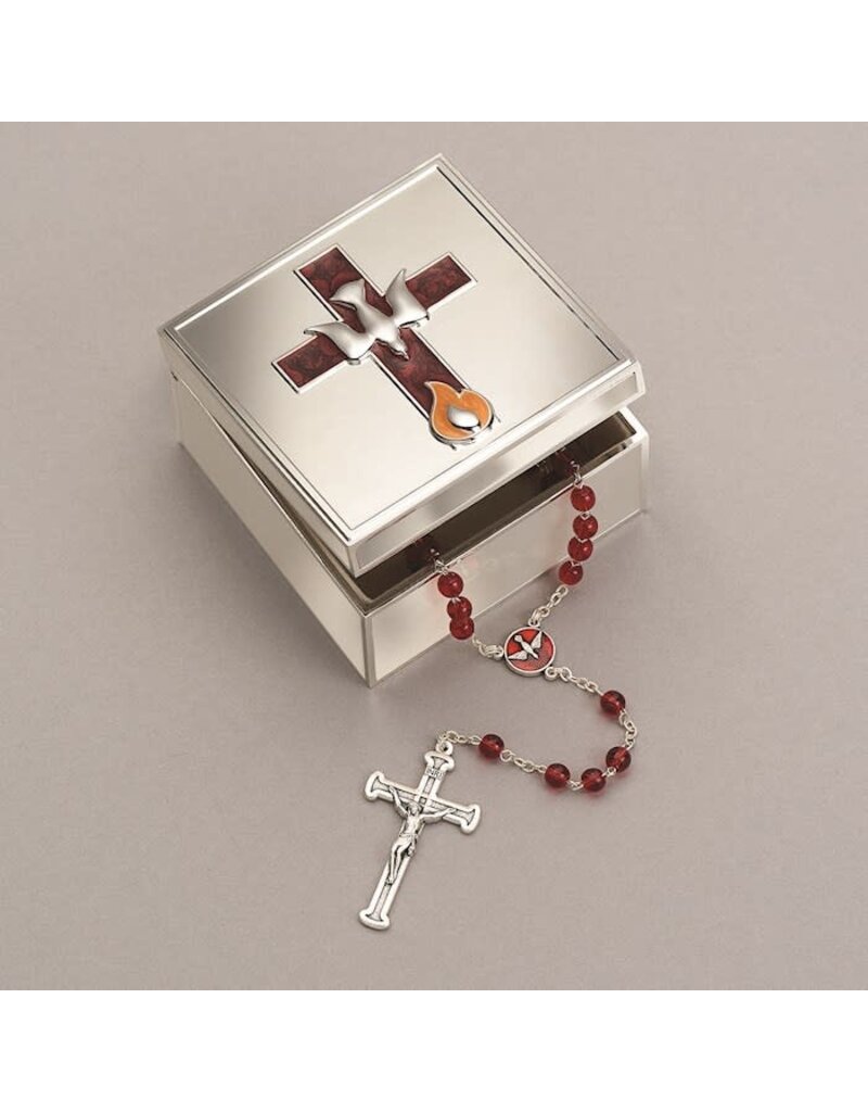 Roman, Inc Confirmation Dove and Cross Keepsake Box (2.25")