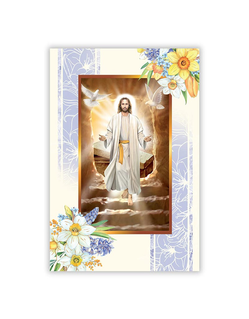 Alfred Mainzer Jesus and Daffodils - Easter Card