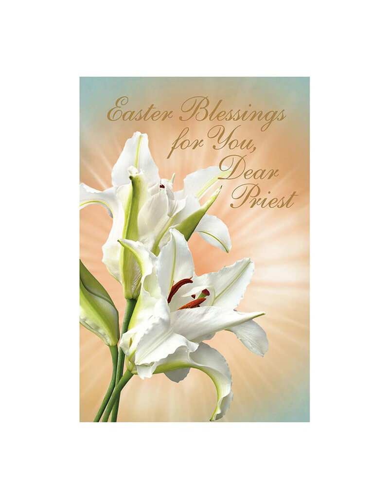 Alfred Mainzer Greeting Card - Easter Blessings, Priest