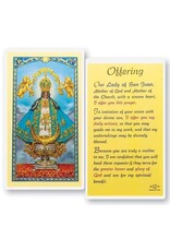 WJ Hirten Laminated Holy Card (J-R)