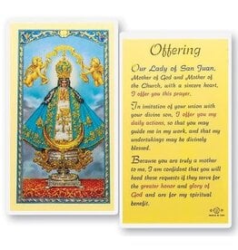 WJ Hirten Laminated Holy Card (J-R)