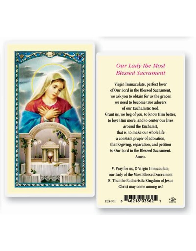 WJ Hirten Laminated Holy Card (J-R)