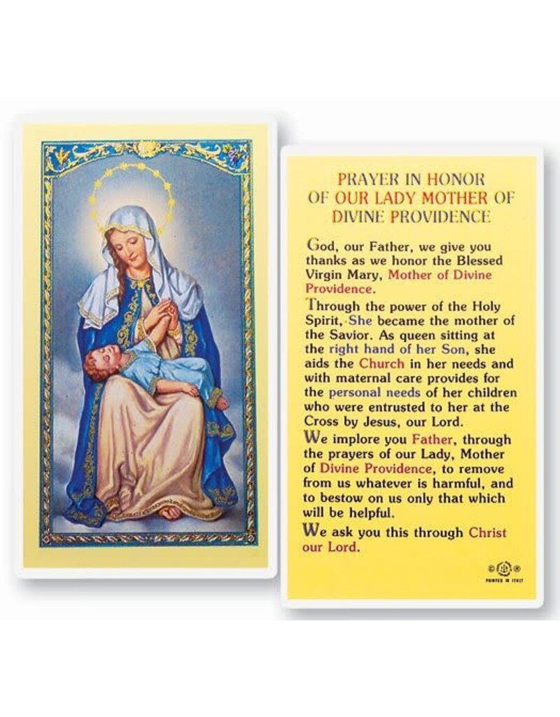 WJ Hirten Laminated Holy Card (J-R)