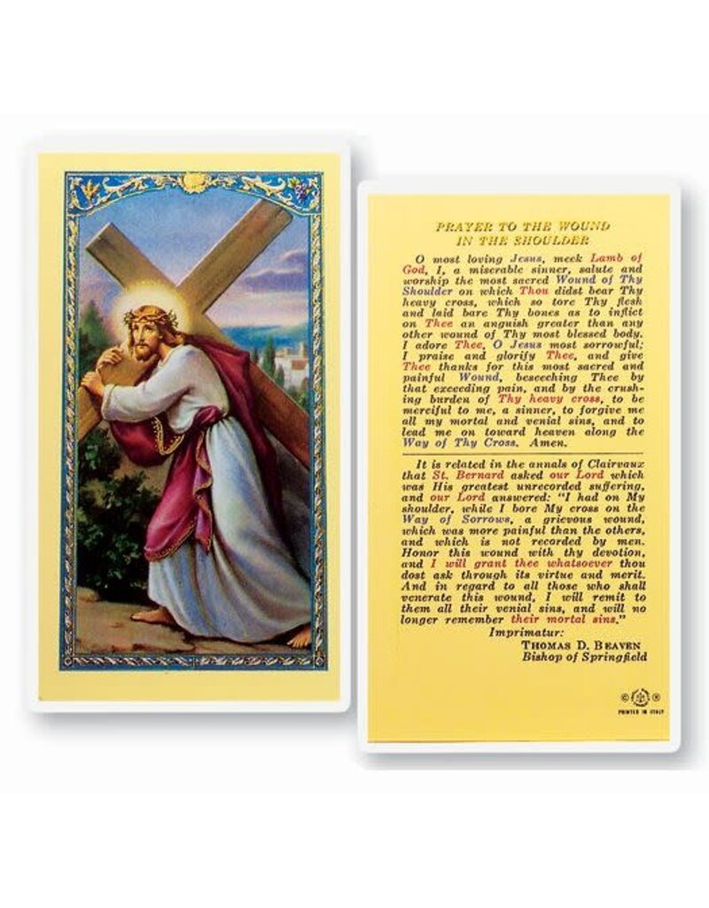 WJ Hirten Laminated Holy Card (J-R)