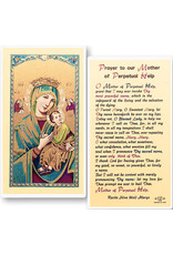 WJ Hirten Laminated Holy Card (J-R)