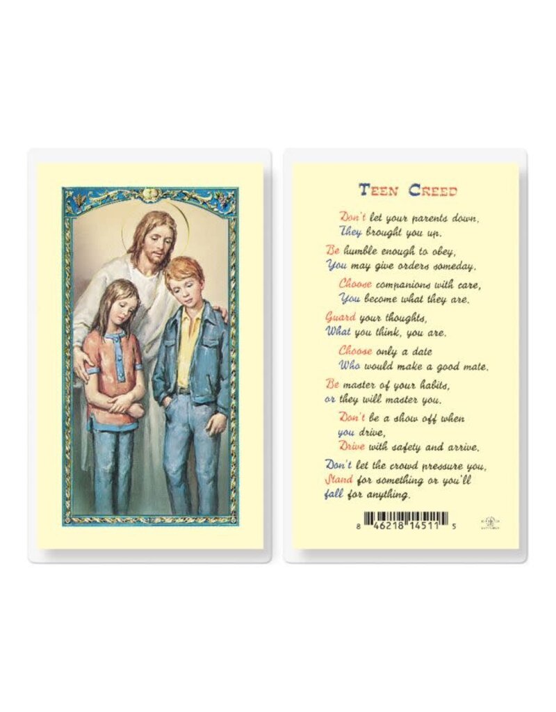 WJ Hirten Laminated Holy Card (S-Z)