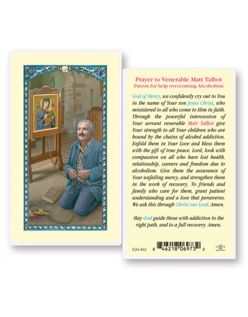 WJ Hirten Laminated Holy Card (S-Z)