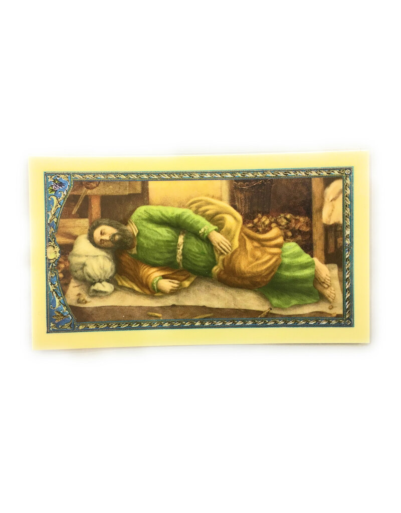 WJ Hirten Laminated Holy Card (S-Z)