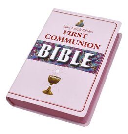Catholic Book Publishing Corp NCB St. Joseph New Catholic Bible First Communion Bible (Girls)-Flexible Cover