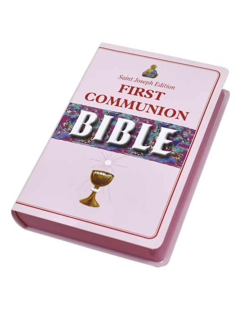 Catholic Book Publishing Corp NCB St. Joseph New Catholic Bible First Communion Bible (Girls)-Flexible Cover