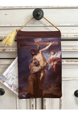 Made By Catholics St. Francis with Christ on the Cross Détente and Protector Pouch