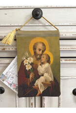 Made By Catholics St. Joseph with Christ Child  Détente and Protector Pouch