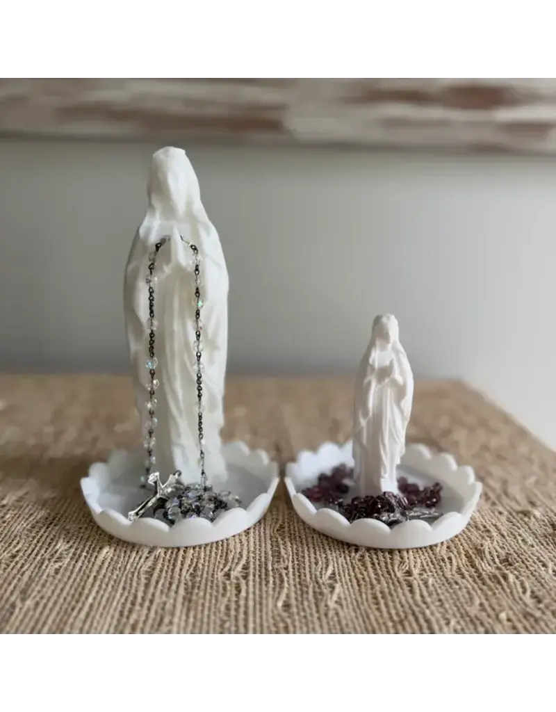 Be Still Prayer Space 3D Printed Mary Praying -Rosary Holder 7"(holder only)