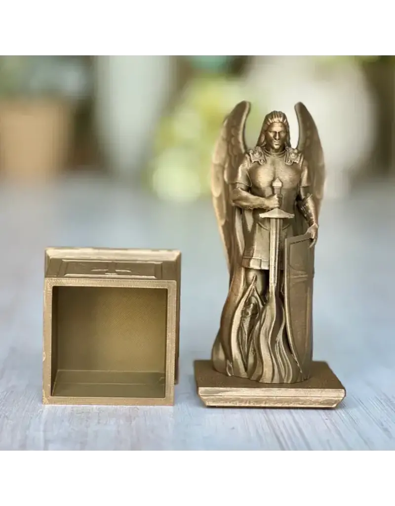 Be Still Prayer Space 3D printed St. Michael Keepsake Box Nightlight