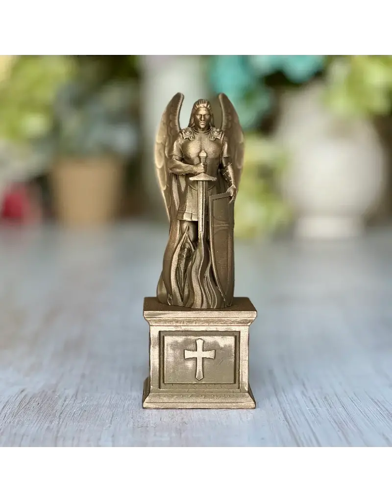 Be Still Prayer Space 3D printed St. Michael Keepsake Box Nightlight