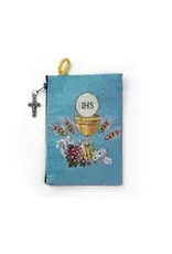 Logos Trading Post Rosary Pouch 6x4" - First Communion and Joshua 1:9