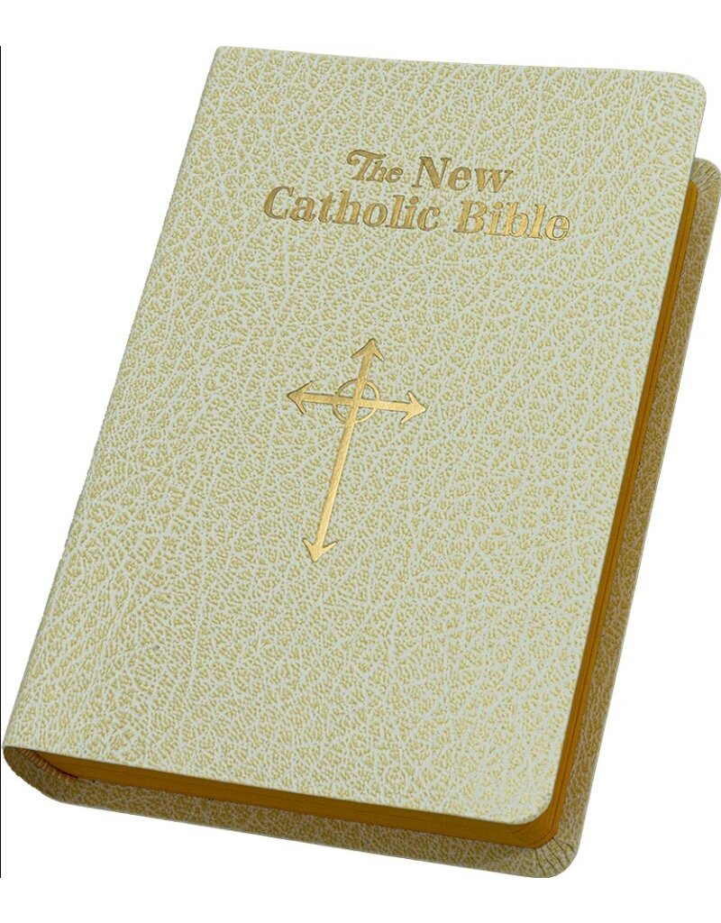 Catholic Book Publishing Corp NCB St. Joseph Compact Size Edition-White Simulated Leather