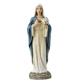 Goldscheider of Vienna 10" Veronese Immaculate Heart of Mary Statue