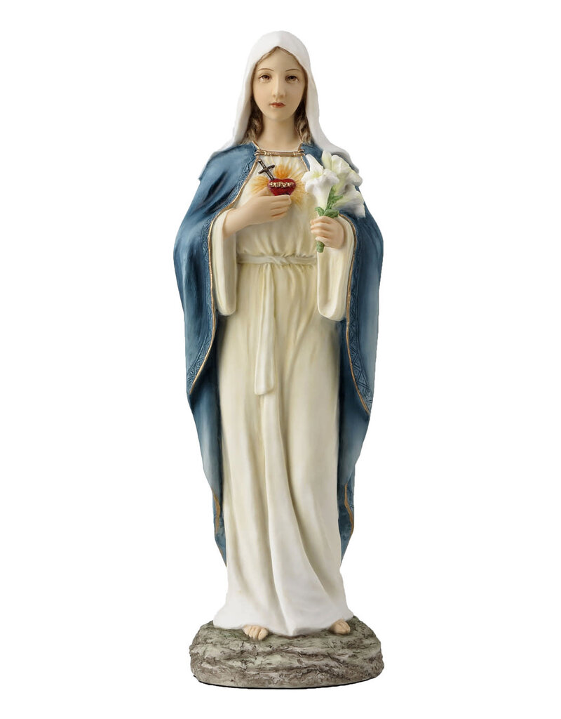 Goldscheider of Vienna 10" Veronese Immaculate Heart of Mary Statue