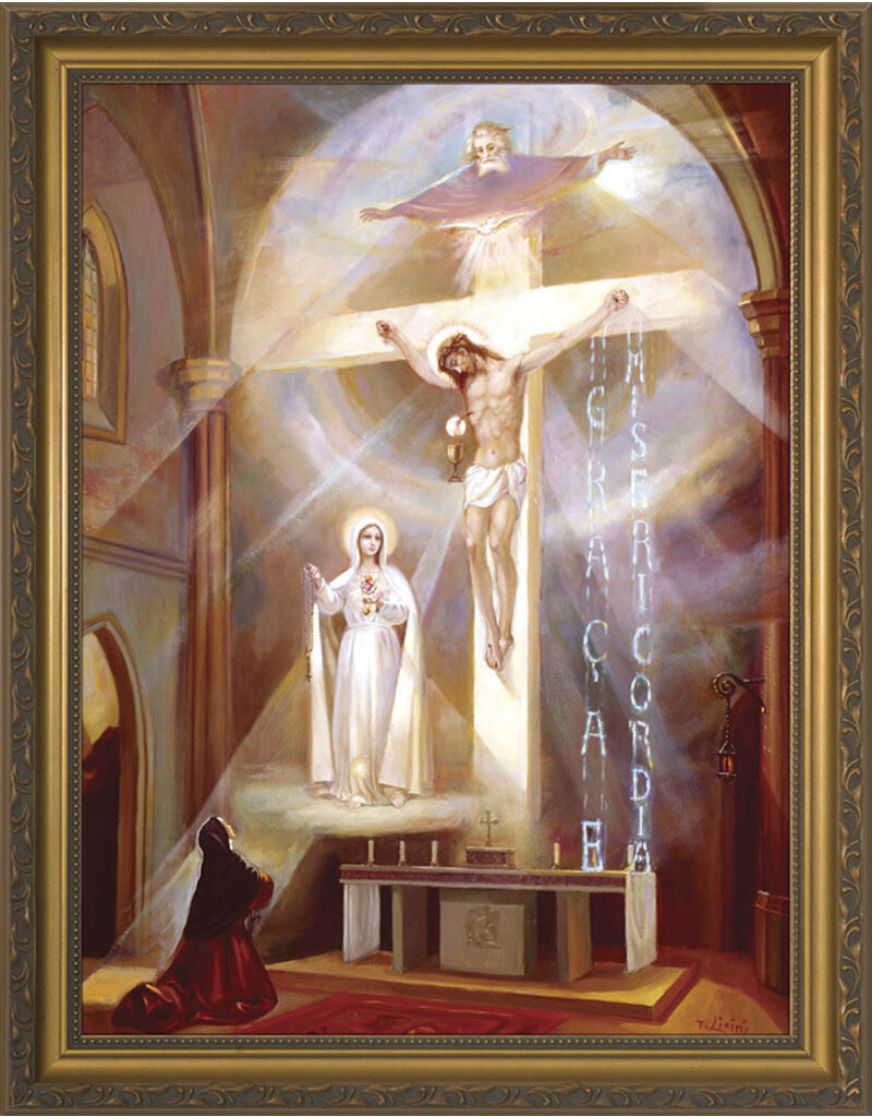 Catholic to the Max Last Vision of Fatima Framed Art (12" x 16")