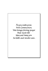 Altar + Home To A Wonderful Grandson First Communion Card