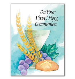 Altar + Home On Your First Holy Communion Card