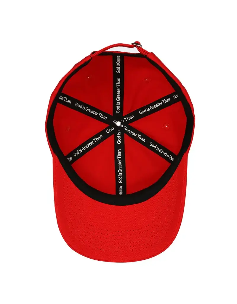 GodIsGreaterThan Baseball Cap - Red
