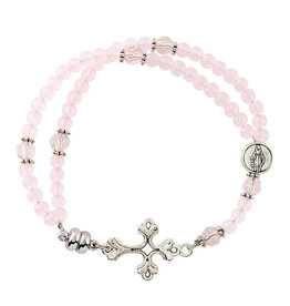 Creed Pink Glass Prayerlet 4mm
