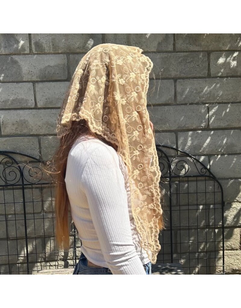 Oremus Mercy St Rebekah veil - Beige