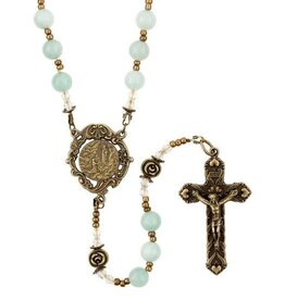 Creed Green Amazonite Healing Waters Rosary