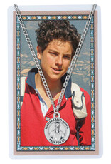 McVan Carlo Acutis Pewter Pendant with Prayer Card