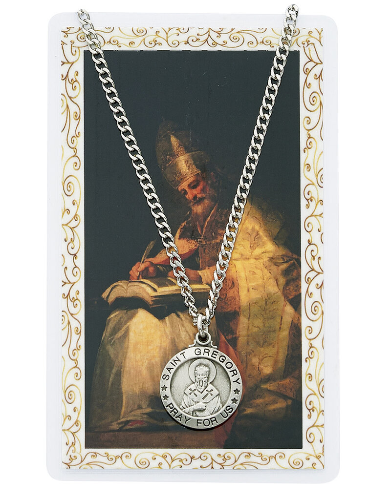 McVan Pewter Pendant with Prayer Card