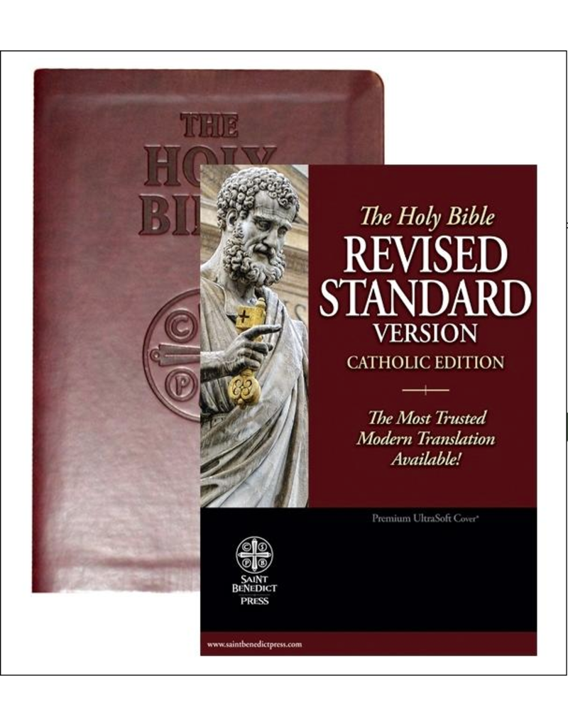 Saint Benedict Press Catholic Bible-RSV, hardcover, burgundy
