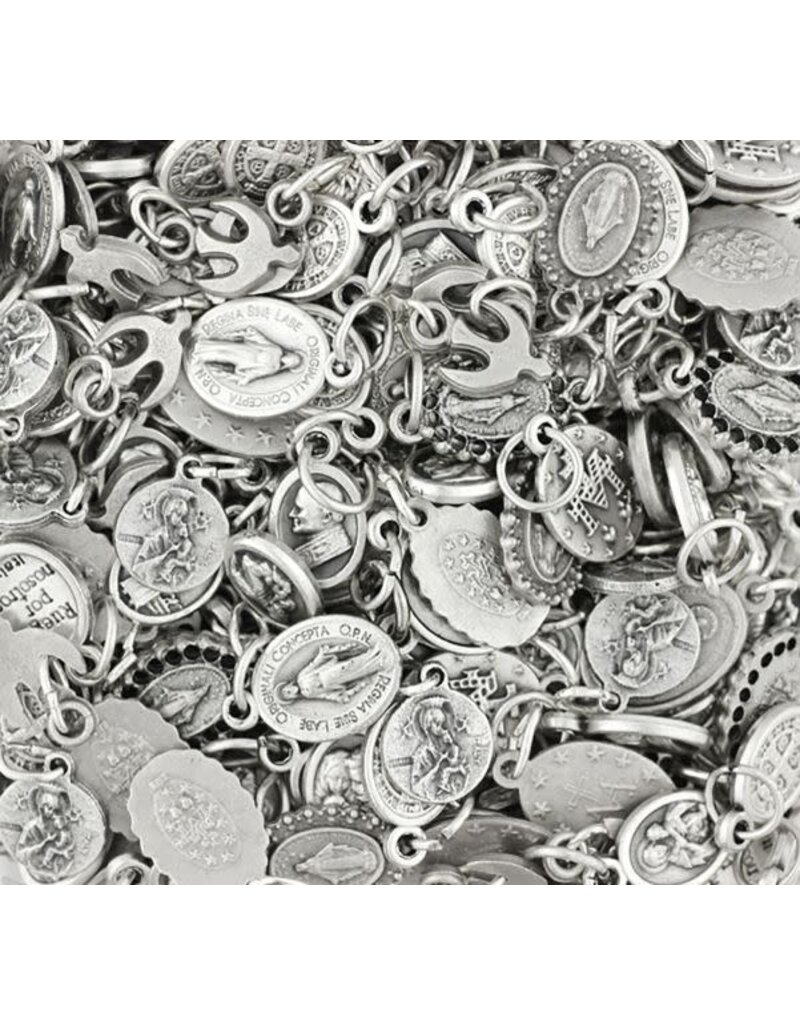 Gifts Catholic Assorted Mini Medals for Rosaries and Bracelets