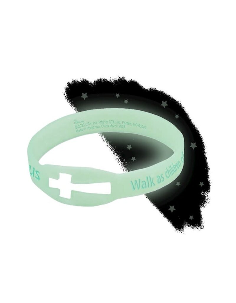 Christ to all Bracelet-Glow-In-The-Dark Cross-Silicone