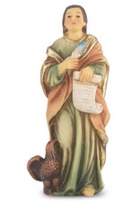 WJ Hirten 4" Statue with Prayer Card St. John the Evangelist