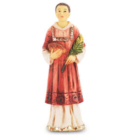 WJ Hirten 4" Statue with Prayer Card St. Stephen