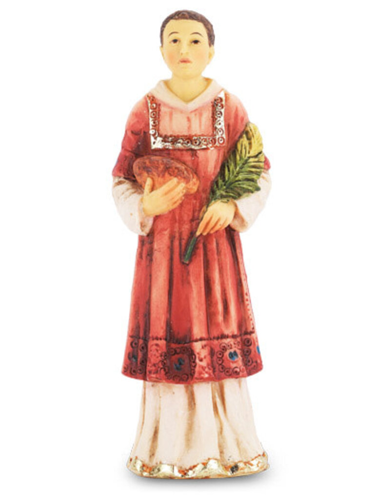 WJ Hirten 4" Statue with Prayer Card St. Stephen