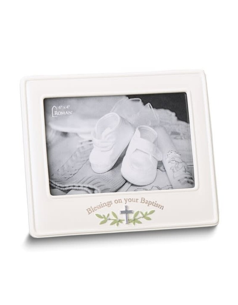 Blessings on your Baptism, 4 x 6 photo frame