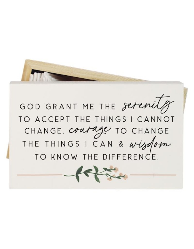 Prayer Box-Serenity Prayer (5" x 3")  , wood