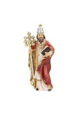 WJ Hirten 4" Statue with Prayer Card St. Gregory