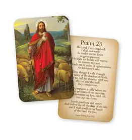 Logos Trading Post Wallet Scripture Card, Psalm 23 - Good Shepherd, 2.5" x 3.5" single card