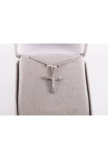 Swanson Christian Products Necklace-Sterling Silver-Crucifix (18")