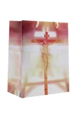 Lumen Mundi Crucifix Gift Bag with tissue, large