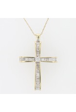 Tiffany Diamond Cross, 14K gold, 1TW