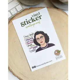 The Stump of Jesse Flannery O'connor Waterproof Sticker | Catholic Gift