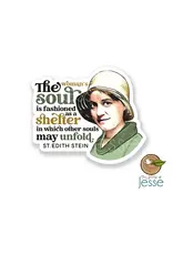 The Stump of Jesse St. Edith Stein Waterproof Catholic Sticker