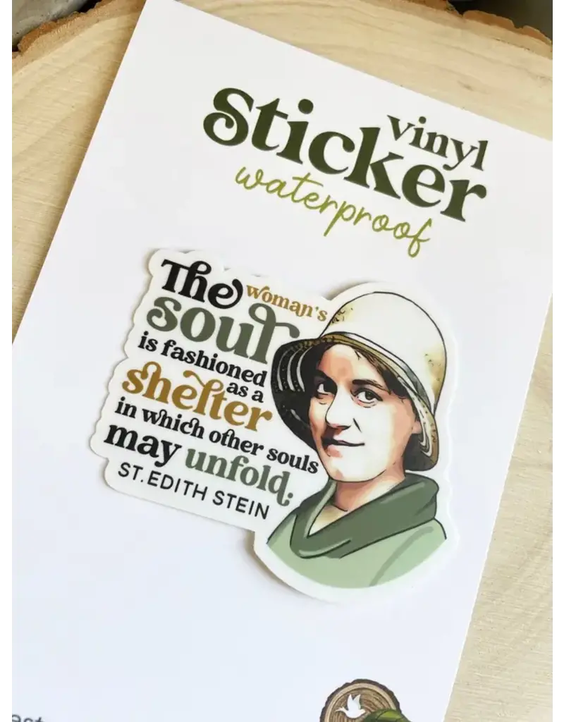 The Stump of Jesse St. Edith Stein Waterproof Catholic Sticker