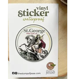The Stump of Jesse St. George Waterproof Vinyl Catholic Sticker
